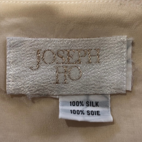 Vintage Joseph Ho cream silk beaded blouse - Picture 9 of 13